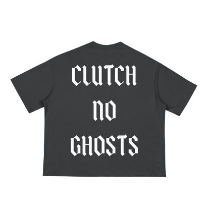 'CLUTCH NO GHOSTS' CLASSIC BOXY TEE