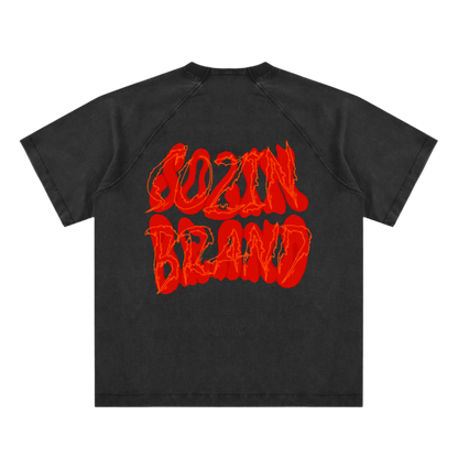 SOZIN BRAND Vintage Raglan Cotton Tee