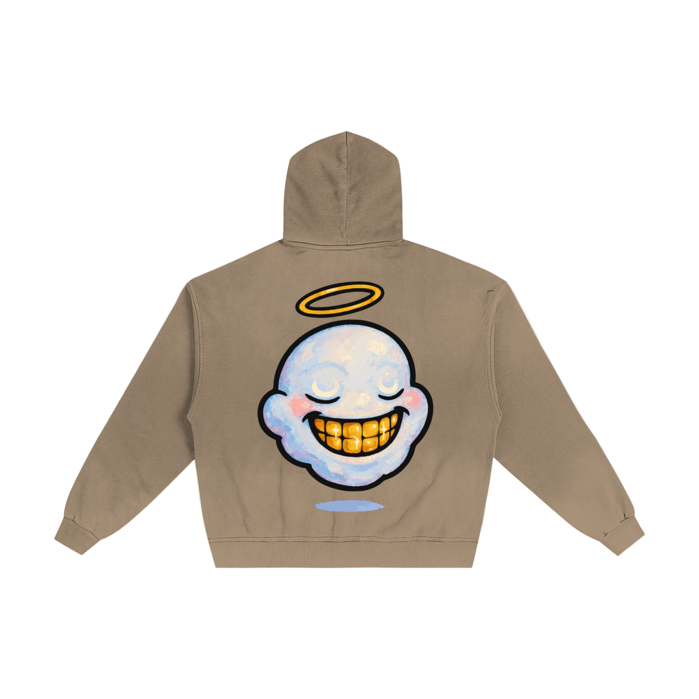 "HIGHLY FAVORED" Torn Double zip hoodie