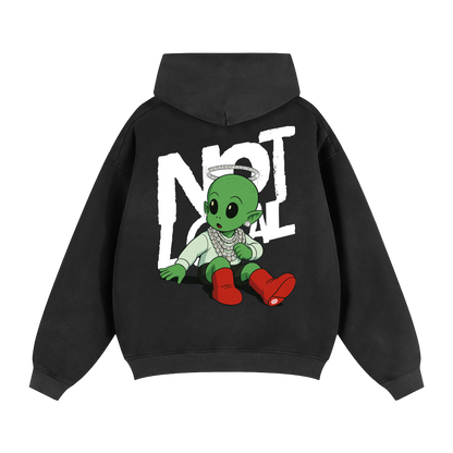 'NOT LOCAL' STARFADE DOUBLE-ZIP HOODIE