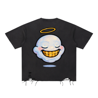 "HIGHLY FAVORED" Torn Grace Tee