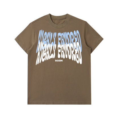"HIGHLY FAVORED" Essential Fit Heavy Tee