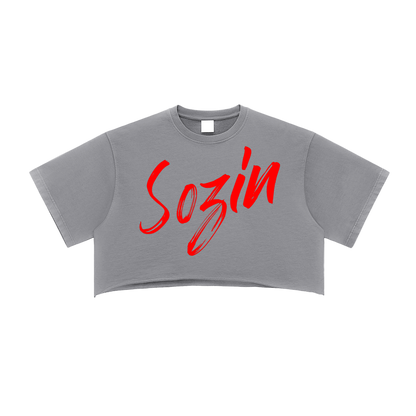 SOZIN© RAW EDGE CROP TOP