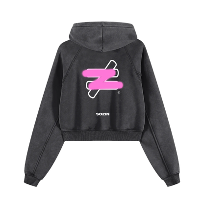 SOZIN ORIGINAL WOMENS CROP HOODIE