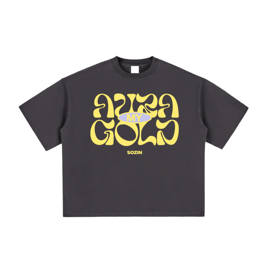 "MY AURA GOLD" Aura-Cut Vintage Box Tee (SOZIN EXCLUSIVE)