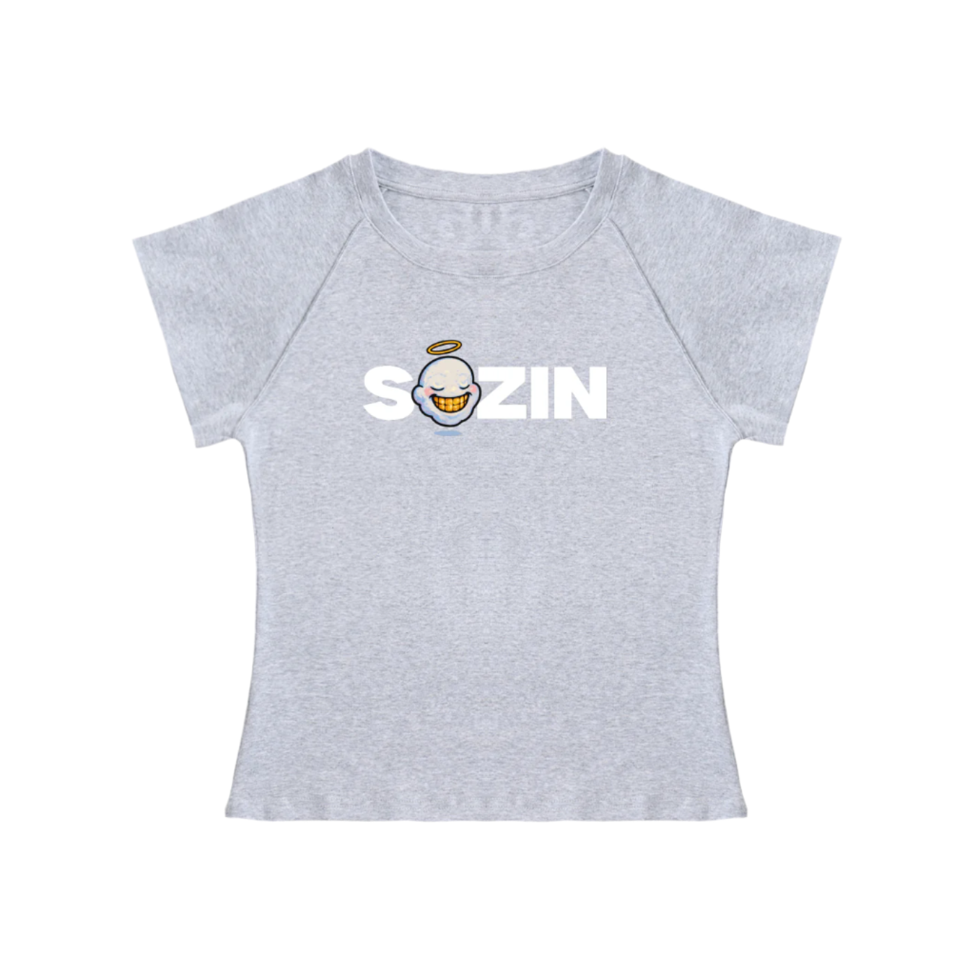 "BLESSED SOZIN" Raglan Sleeve Bodycon Top(WOMENS)