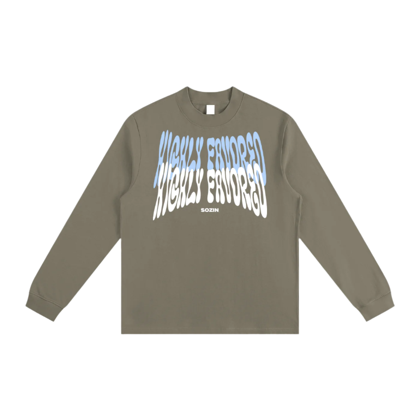 "HIGHLY FAVORED" Mock Neck Sweatshirt