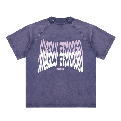 "HIGHLY FAVORED" Rare Purple Vault Thread Tee (SOZIN EXCLUSIVE)