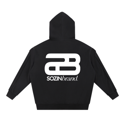 SOZINbrand© TAPE-STITCHED HOODIE