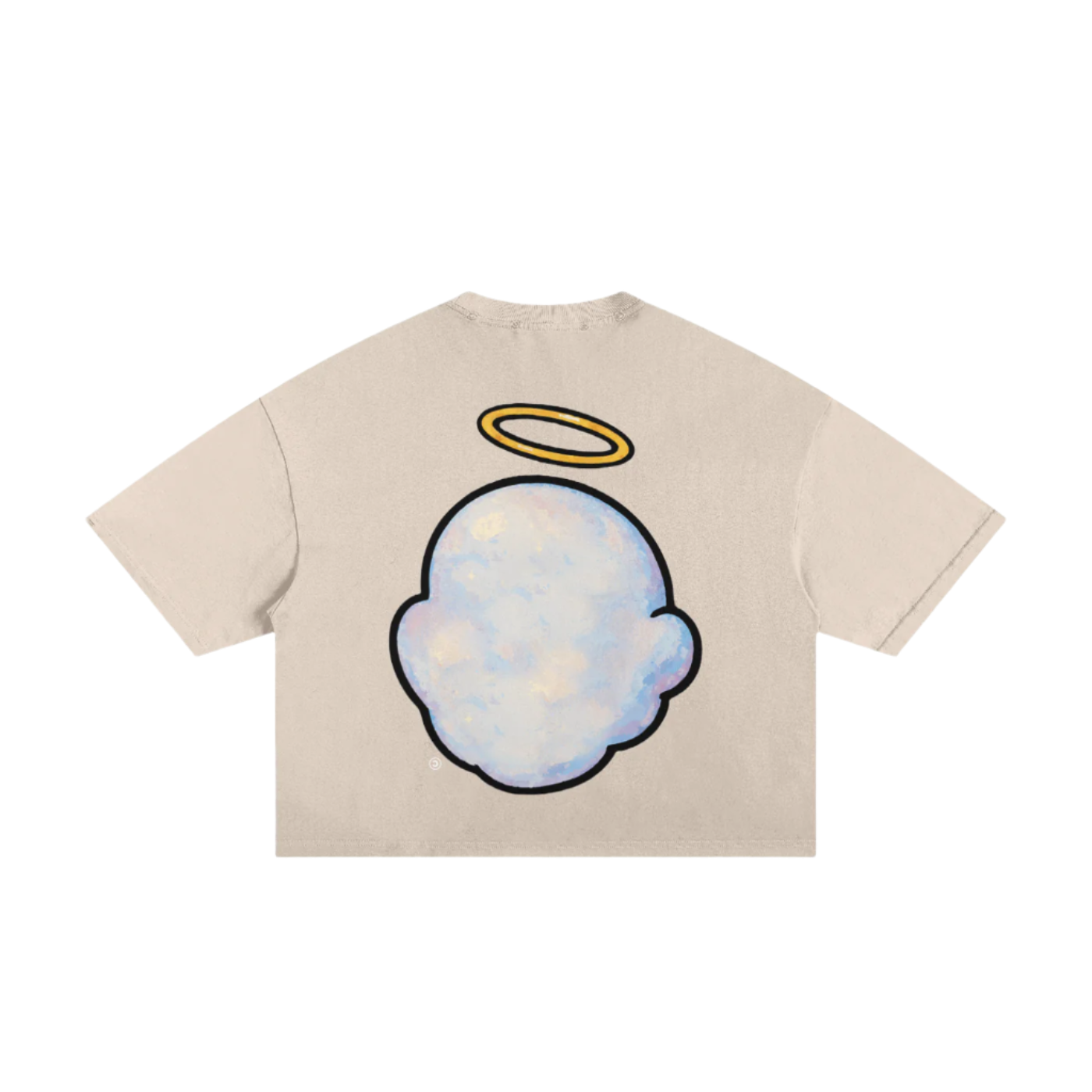 "BLESSED CLOUD" Classic Torn Boxy Tee (SOZIN EXCLUSIVE)
